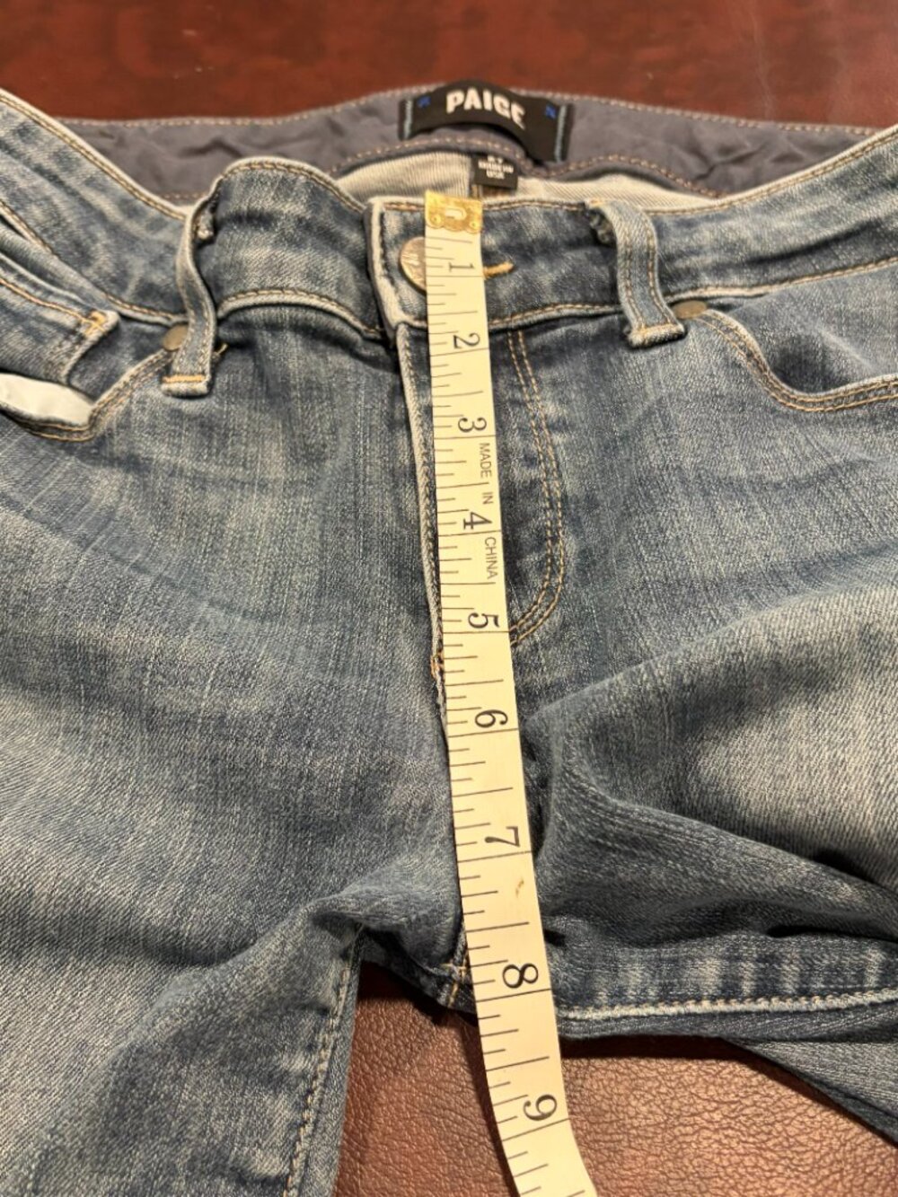 Lot of TWO pairs of Paige jeans, 27 inch waist - Picture 8 of 10